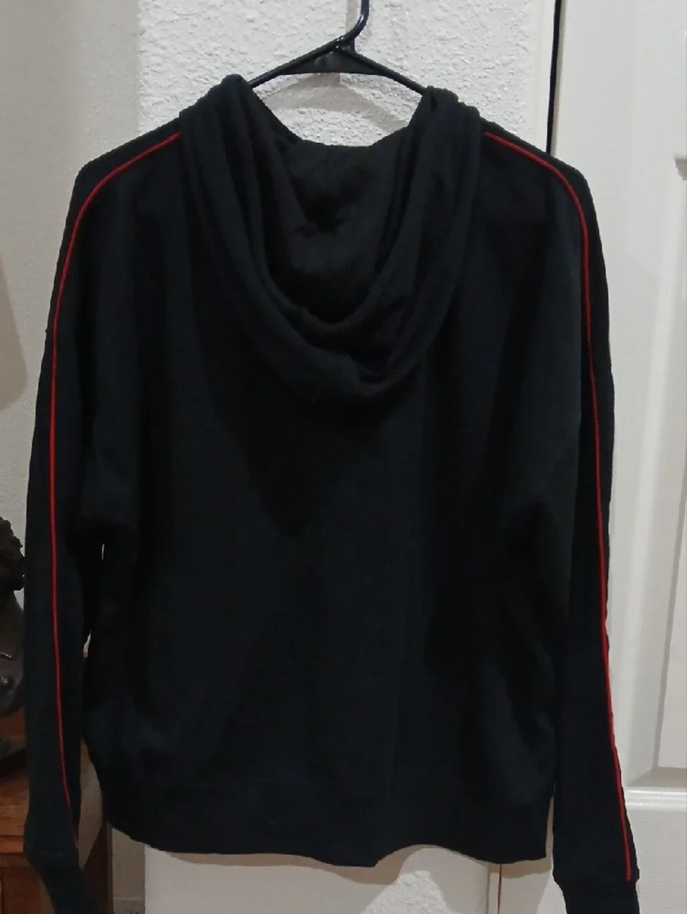 NFL Men's Black Hoodie with Red Cardinal Logo